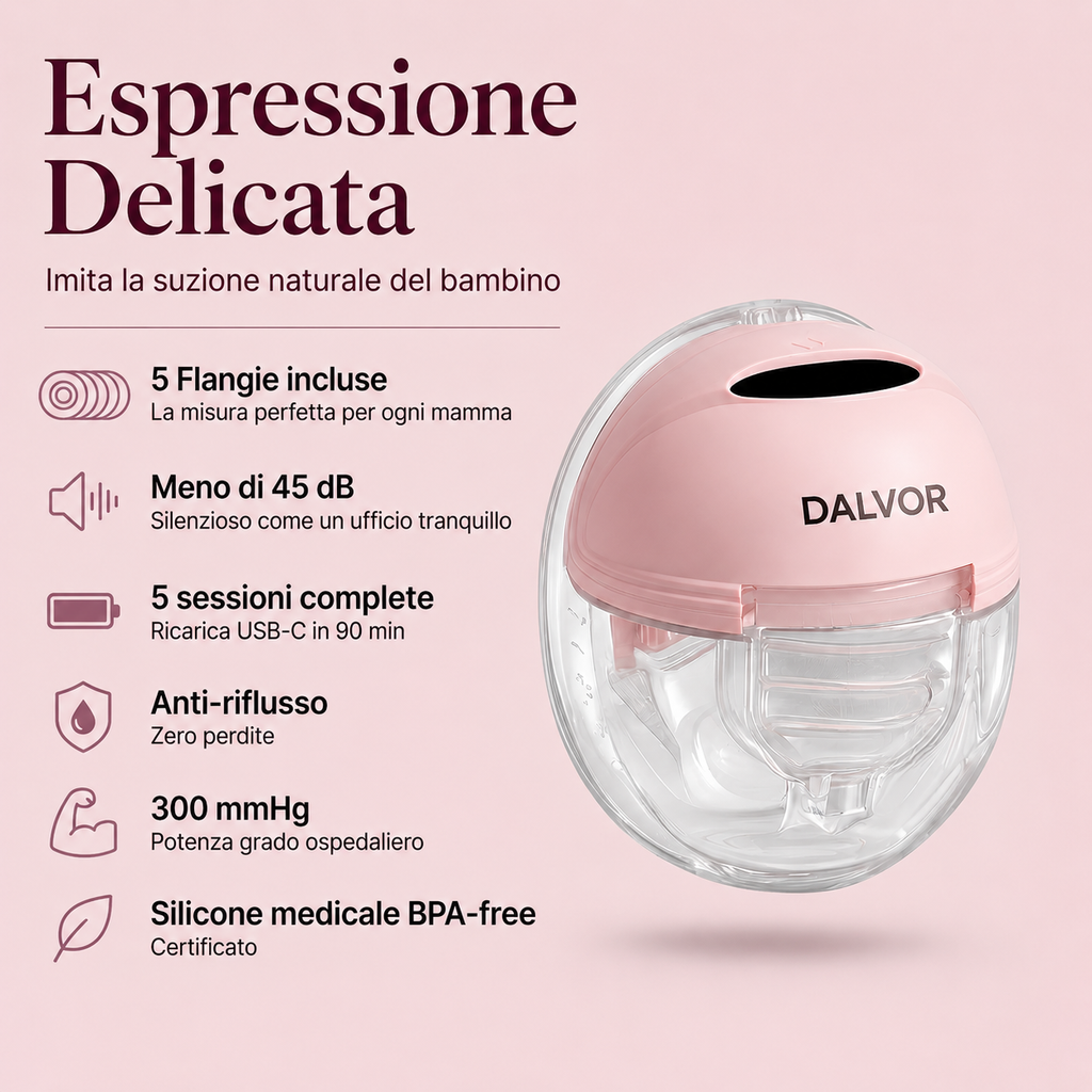 MamaBloom + Tiralatte elettrico senza fili 